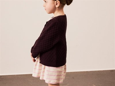 Name It jet stream/pastel lavender stribet kjole